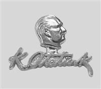 BİRLEŞİK ATA ROZET (BEYAZ)